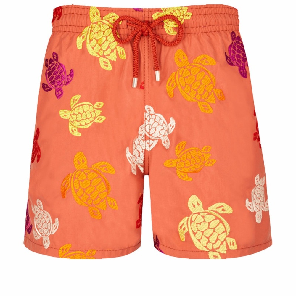 Vilebrequin Ronde Tortues Embroidered Swim Shorts Limited Edition $690, M, NWT - Picture 2 of 13